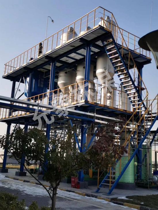 120t/D氯化鈉、硫酸鈉高鹽廢水  三效強(qiáng)制循環(huán)蒸發(fā)器成套系統(tǒng)