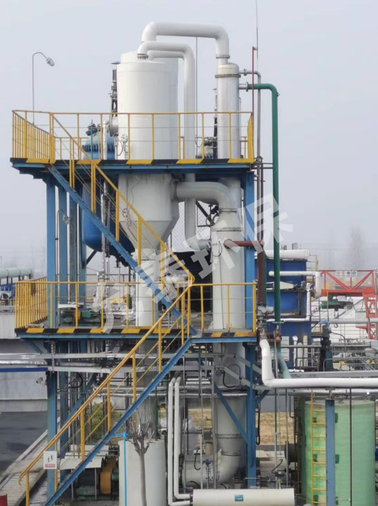 100t/D 垃圾滲濾液 三效強(qiáng)制循環(huán)蒸發(fā)器成套系統(tǒng)